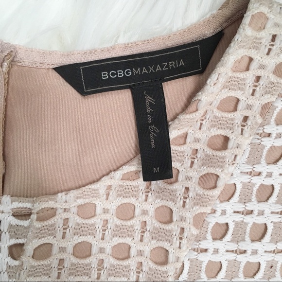 BCBG MaxAzria Tracie Blush Asymmetrical Dress - Picture 4 of 8